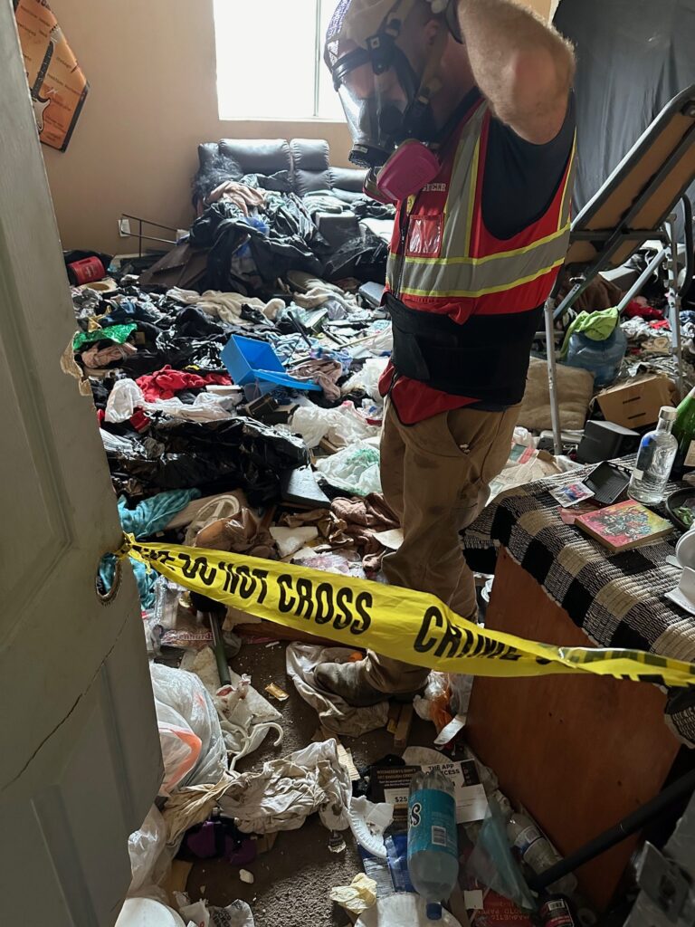 Mayfield Environmental Solutions | Blog: Homeless eviction, biohazard, crime scene, needles, blood